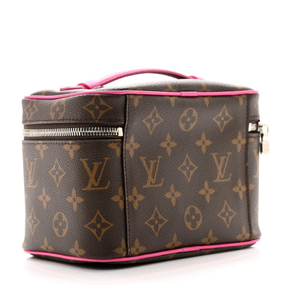 Louis Vuitton Monogram Macassar Nice Mini Fuchsia 3 of 8