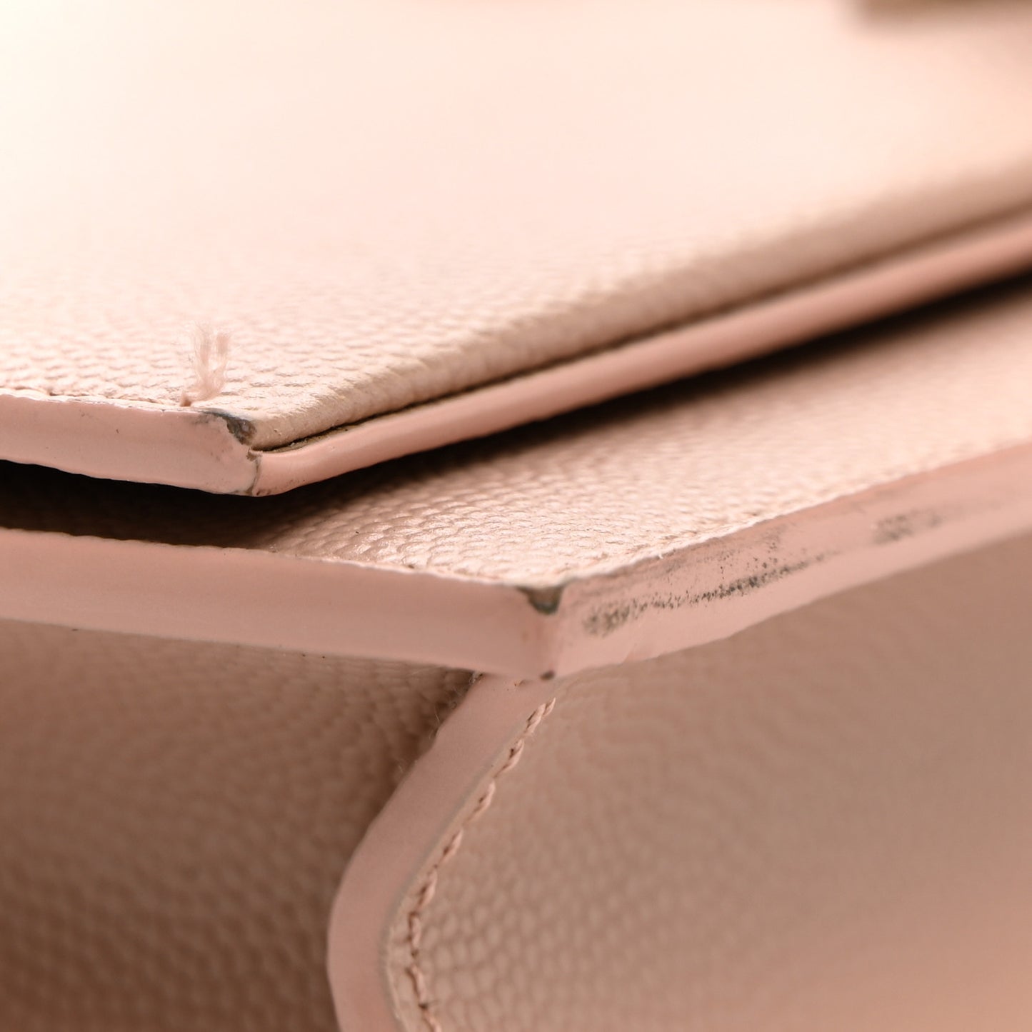 Grain De Poudre Classic Monogram Kate Tassel Chain Wallet Pale Pink