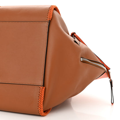 Loewe Calfskin Whipstitch Small Hammock Shoulder Bag Tan Orange 10 of 10