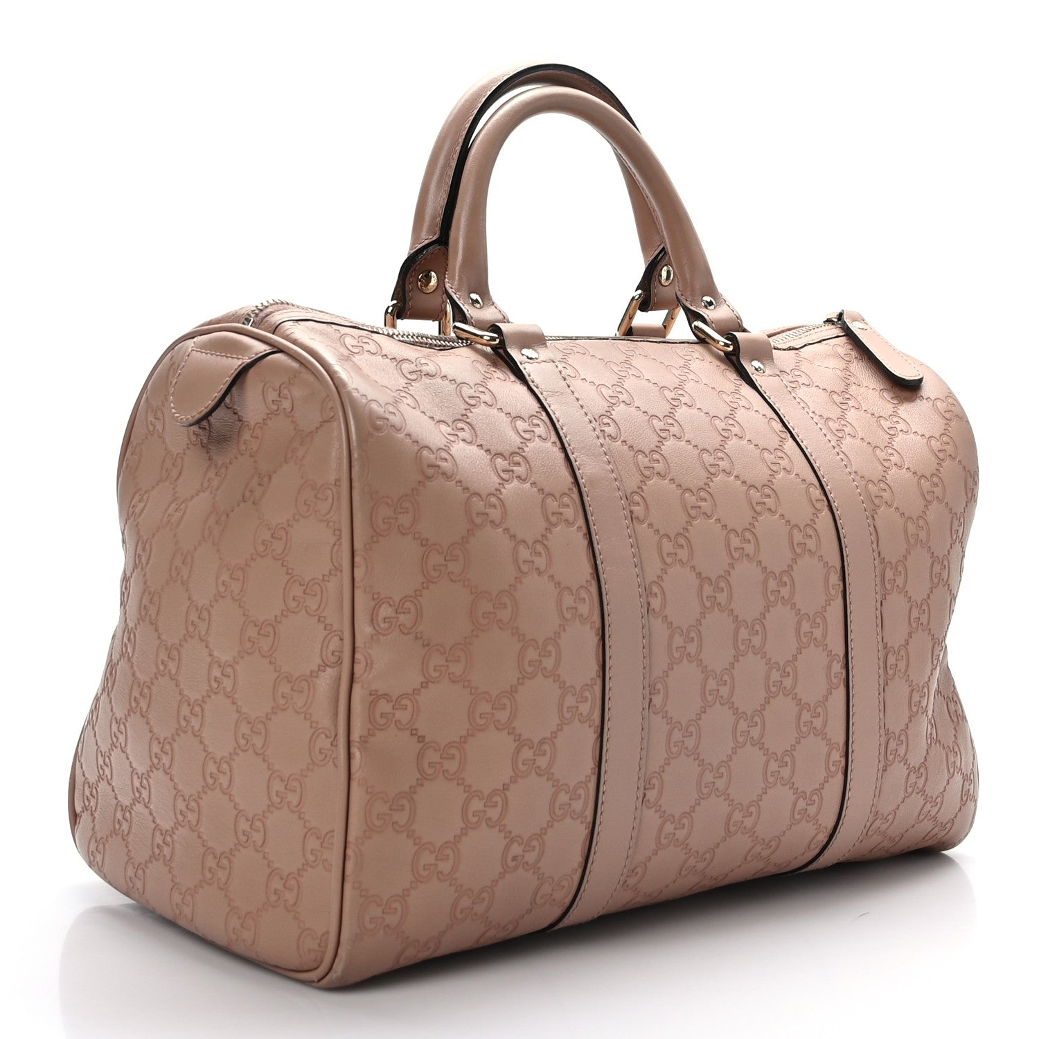 Gucci Guccissima Medium Joy Boston Winter Rose 3 of 11