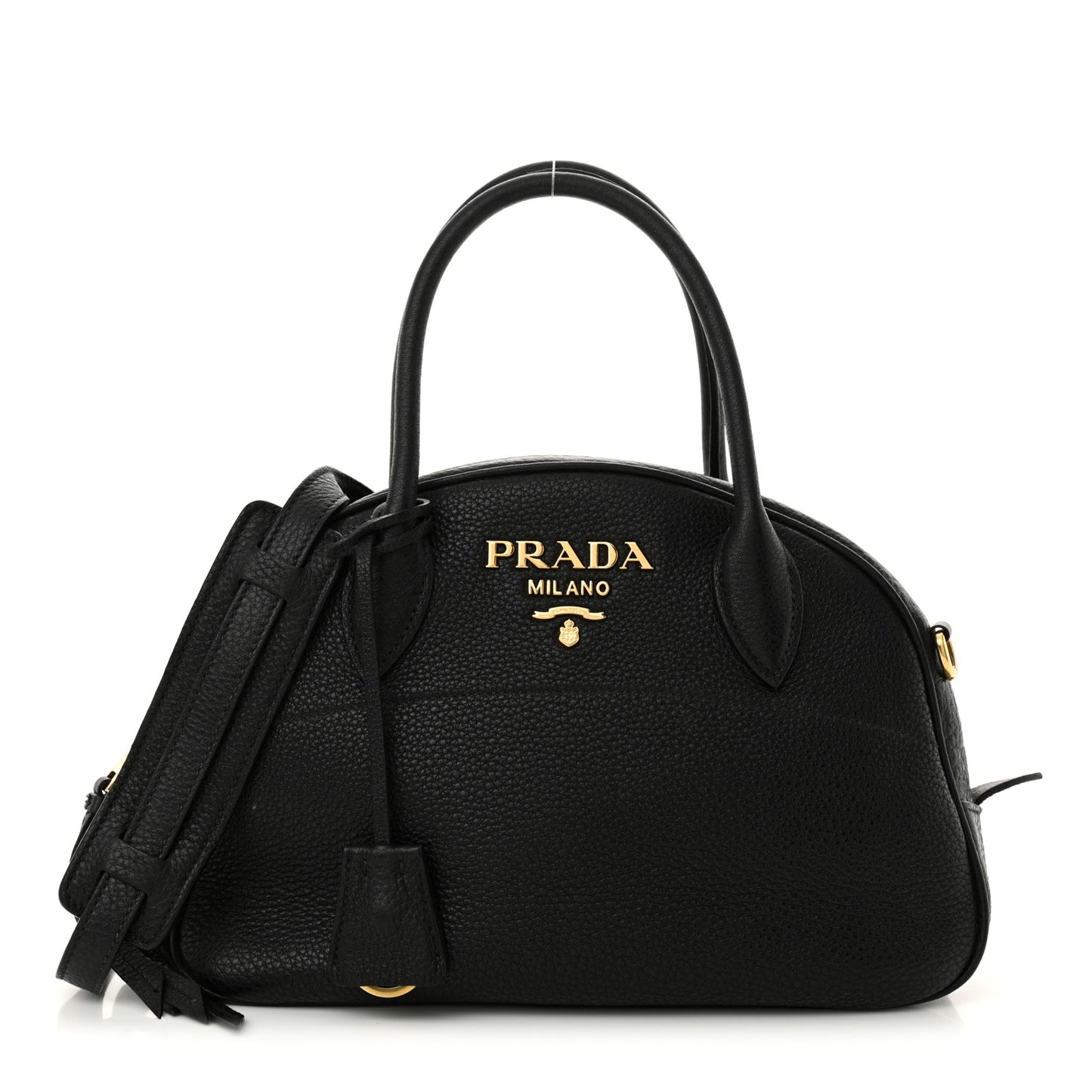 Vitello Daino Bowler Black