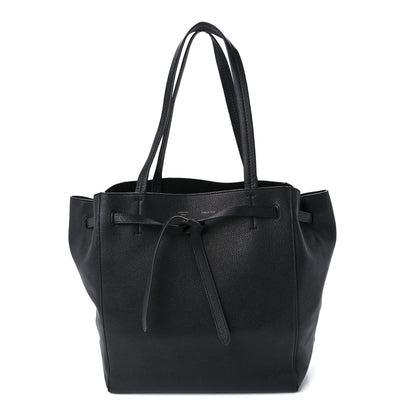 Celine Soft Grained Calfskin Small Belt Cabas Phantom Black 1 of 10