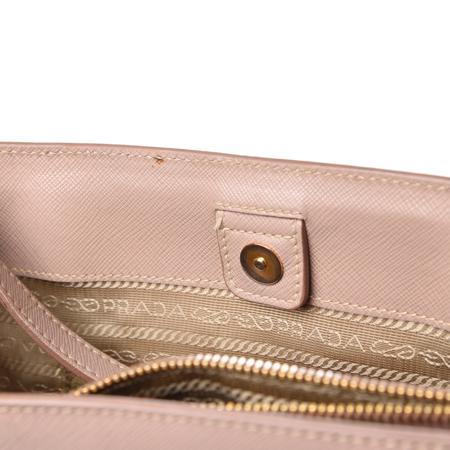 Saffiano Small Double Handle Tote Mughetto