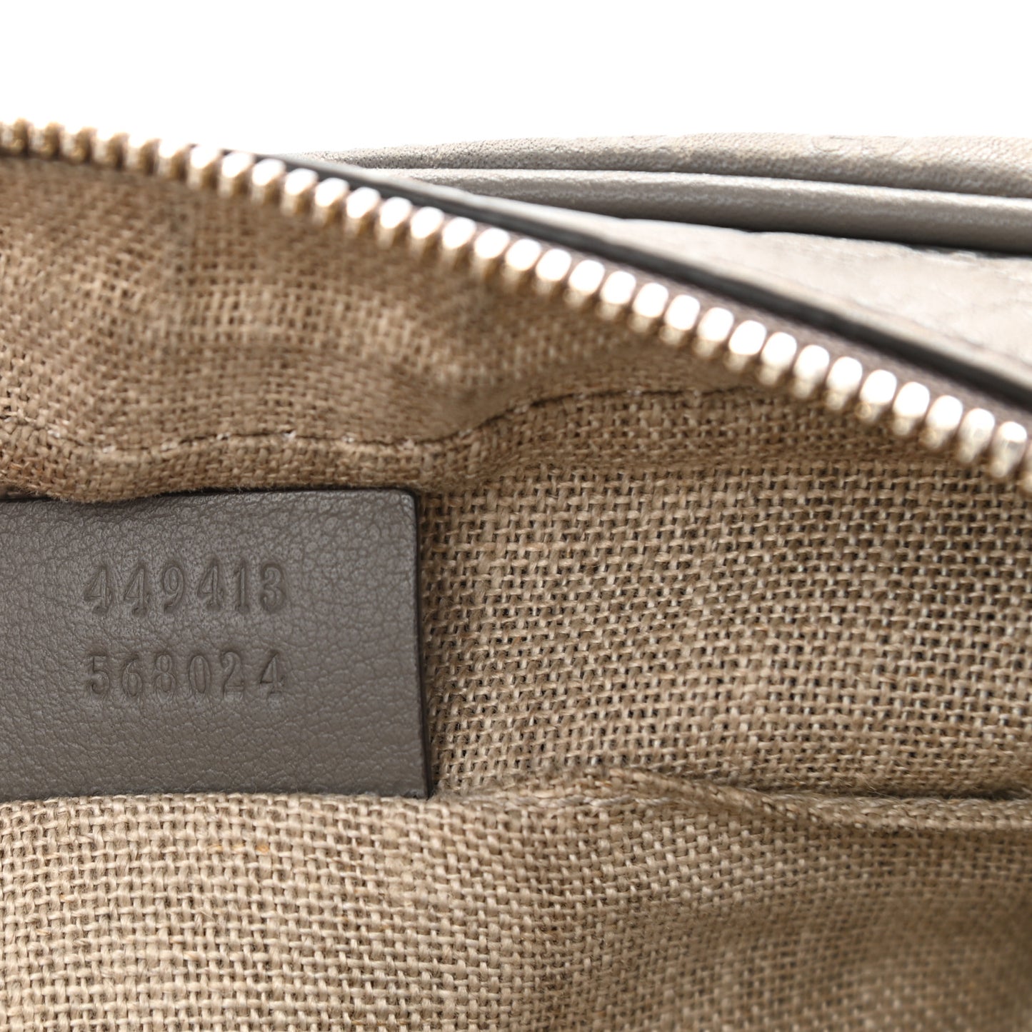 Microguccissima Mini Bree Messenger Bag Grey