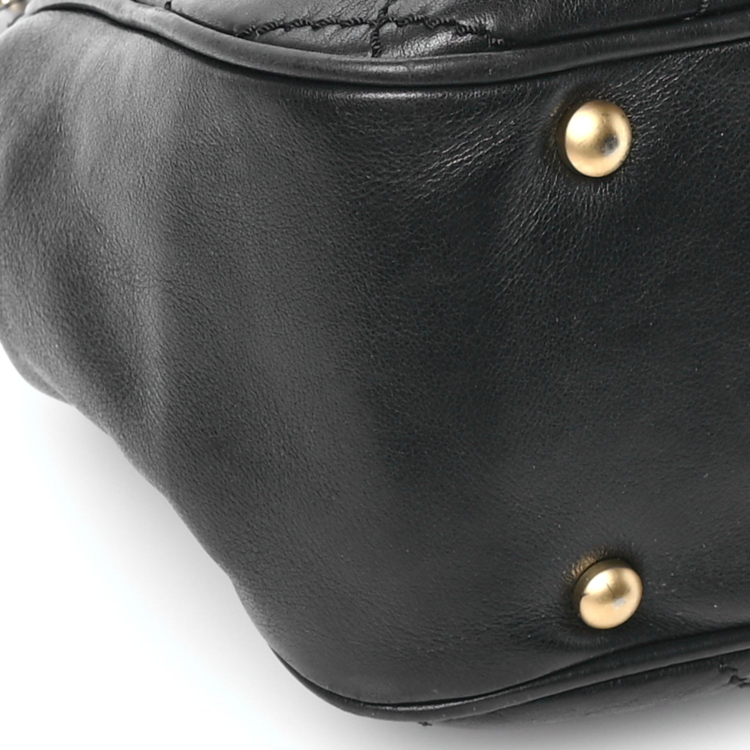 Chanel Calfskin Chocolate Bar Quilted Small Shoulder Bag Black 9 of 11
