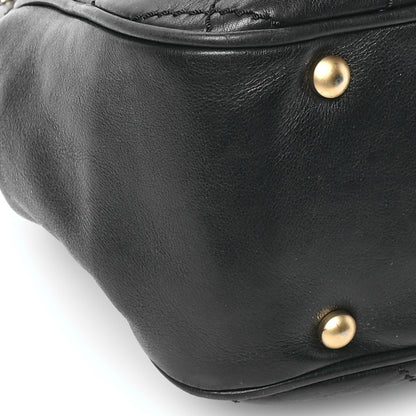 Chanel Calfskin Chocolate Bar Quilted Small Shoulder Bag Black 9 of 11