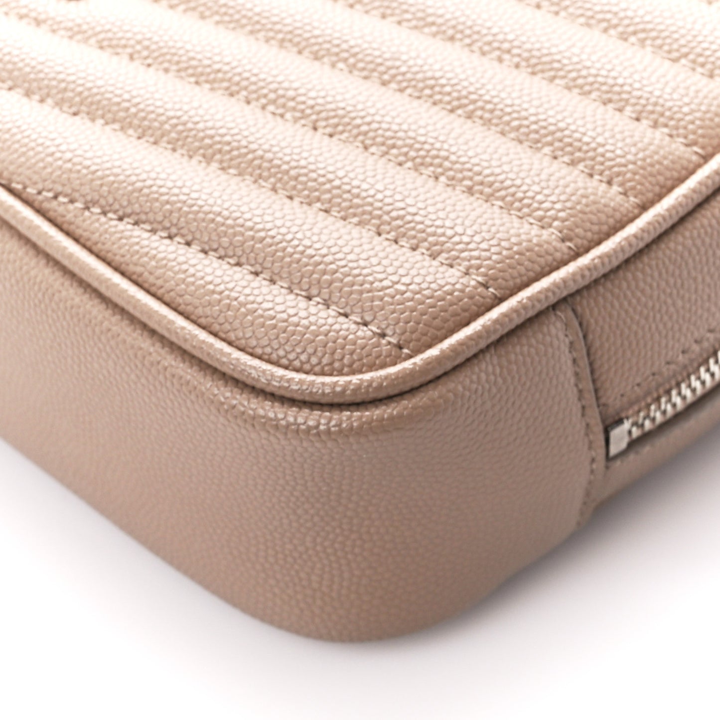 Grain De Poudre Matelasse Monogram Mini Lou Camera Bag Pale Blush