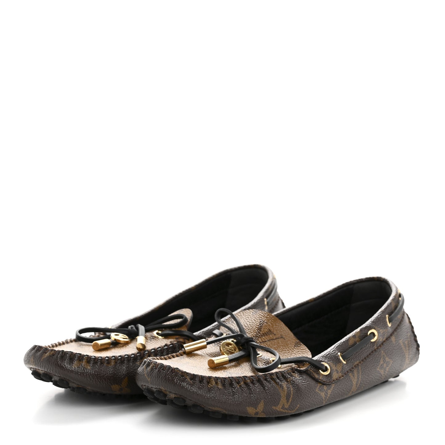 Patent Monogram Gloria Loafers 38.5