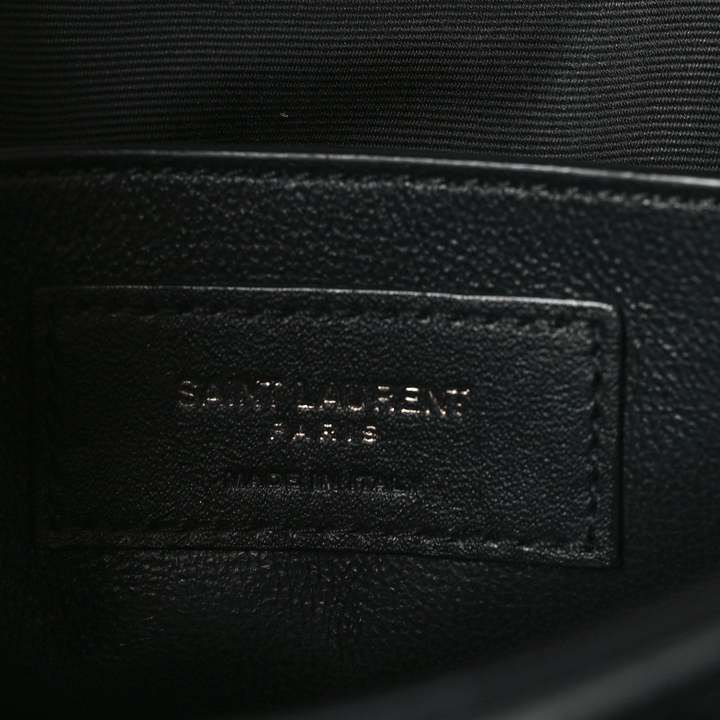 Crinkled Lambskin Matelasse Monogram Baby Niki Chain Satchel Black