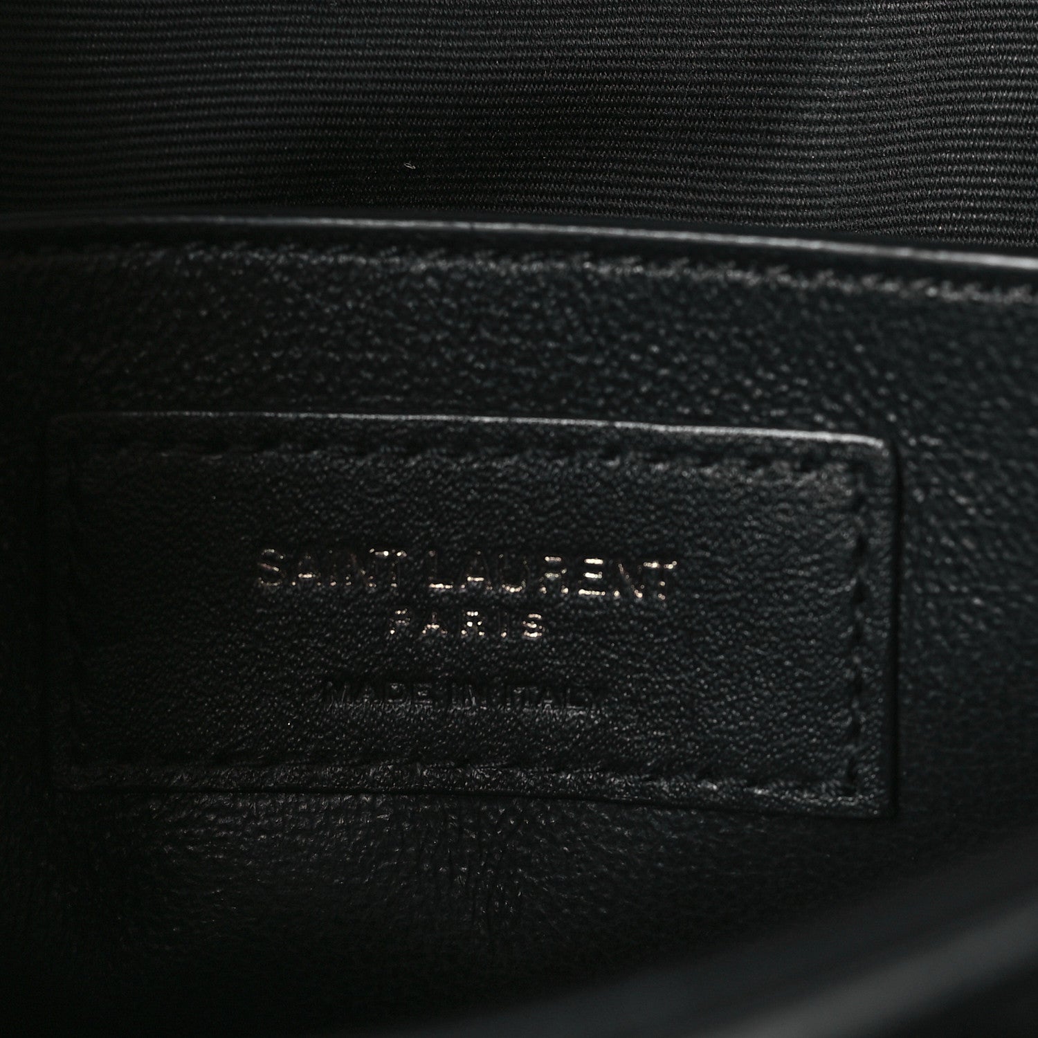 Saint Laurent Crinkled Lambskin Matelasse Monogram Baby Niki Chain Satchel Black 5 of 8