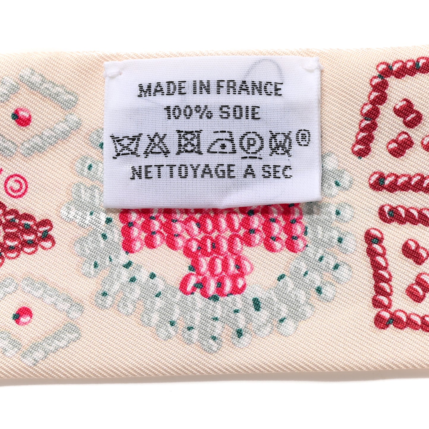 Silk Kelly en Perles Twilly Creme FRAMBOISE