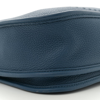 Hermes Taurillon Clemence Evelyne III PM Deep Blue 9 of 12