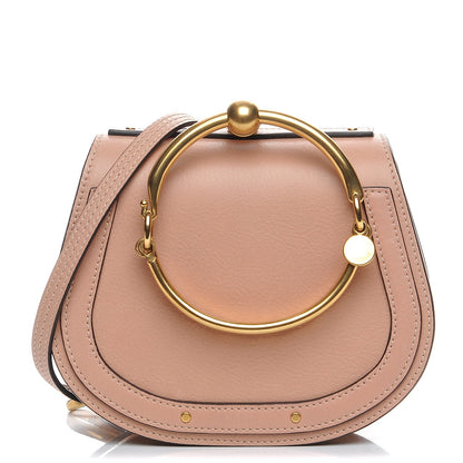 Chloe Calfskin Suede Small Nile Bracelet Bag Biscotti Beige 1 of 9