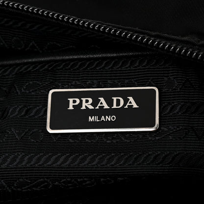 Prada Tessuto Nylon Saffiano Vela Messenger Bag Black 6 of 11