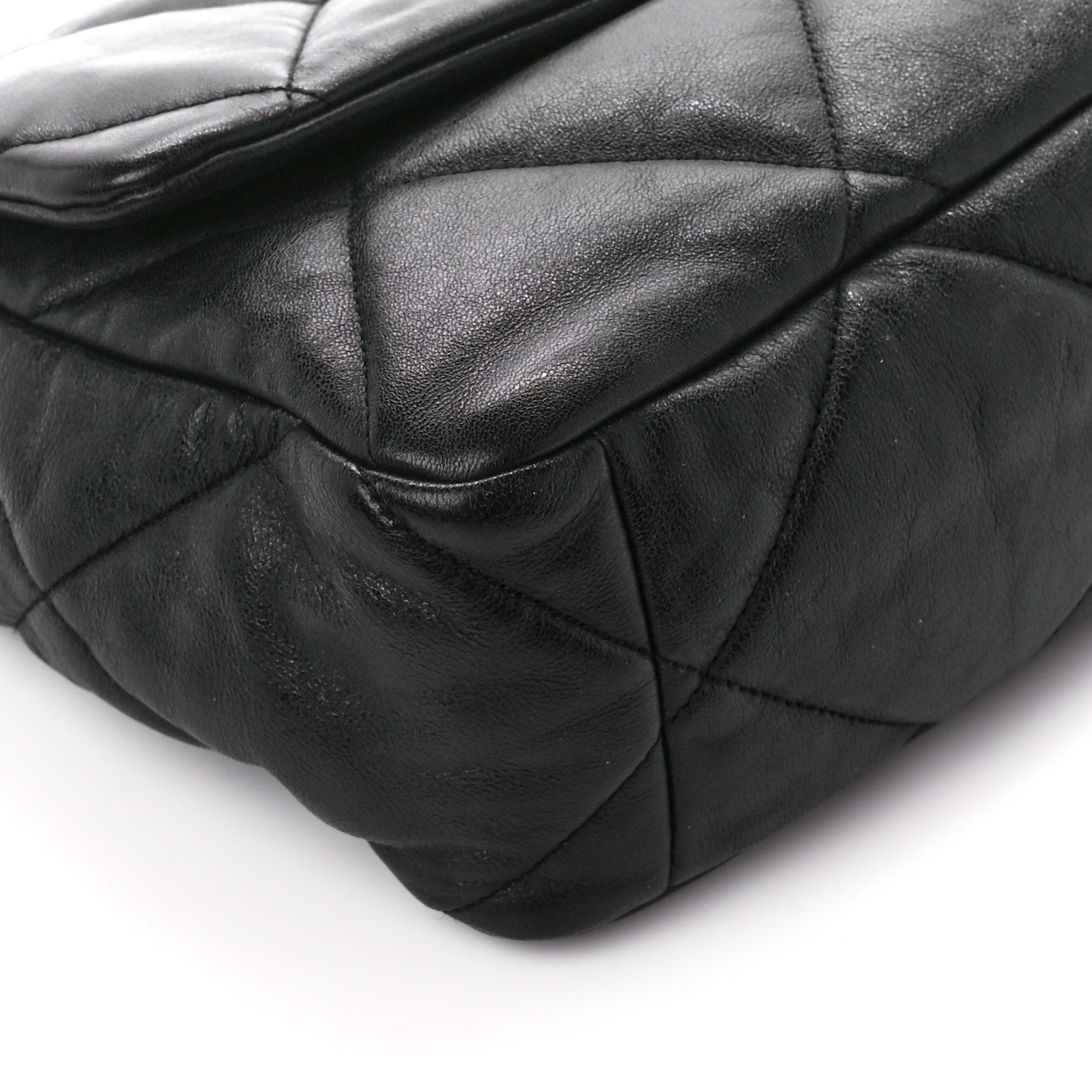 Chanel Lambskin Quilted Large Chanel 19 Flap Black 9 of 10