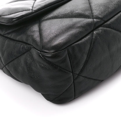 Chanel Lambskin Quilted Large Chanel 19 Flap Black 9 of 10