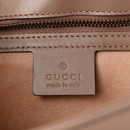 Gucci Calfskin Matelasse Small GG Marmont Shoulder Bag Porcelain Rose 6 of 10