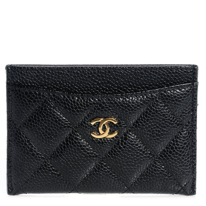 Chanel Caviar Quilted Card Holder Black 1 of 9
