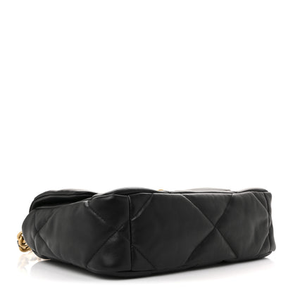 Chanel Lambskin Quilted Medium Chanel 19 Flap Black 4 of 11