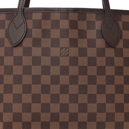 Louis Vuitton LOUIS VUITTON Damier Ebene Neo Neverfull MM Rose Ballerine 7 of 9