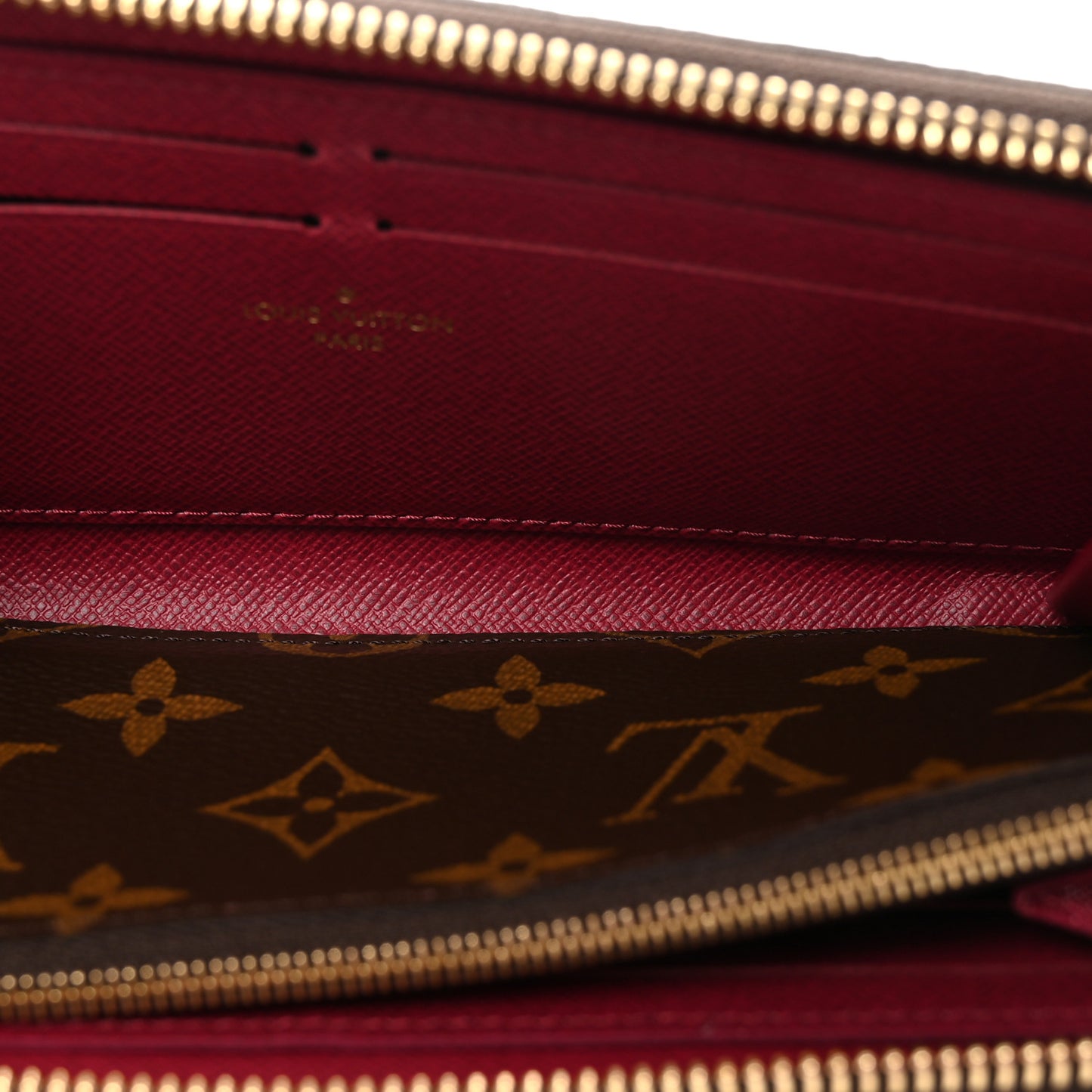 Monogram Clemence Wallet Fuchsia