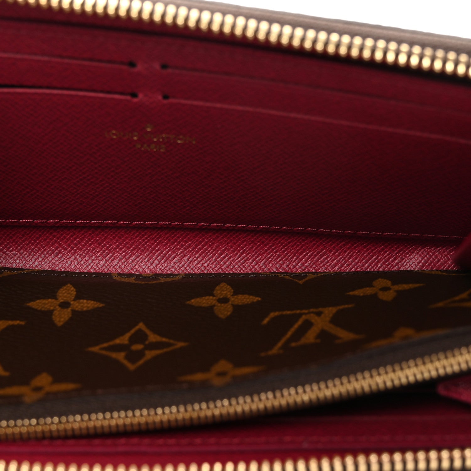Louis Vuitton Monogram Clemence Wallet Fuchsia 5 of 6