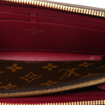 Louis Vuitton Monogram Clemence Wallet Fuchsia 5 of 6