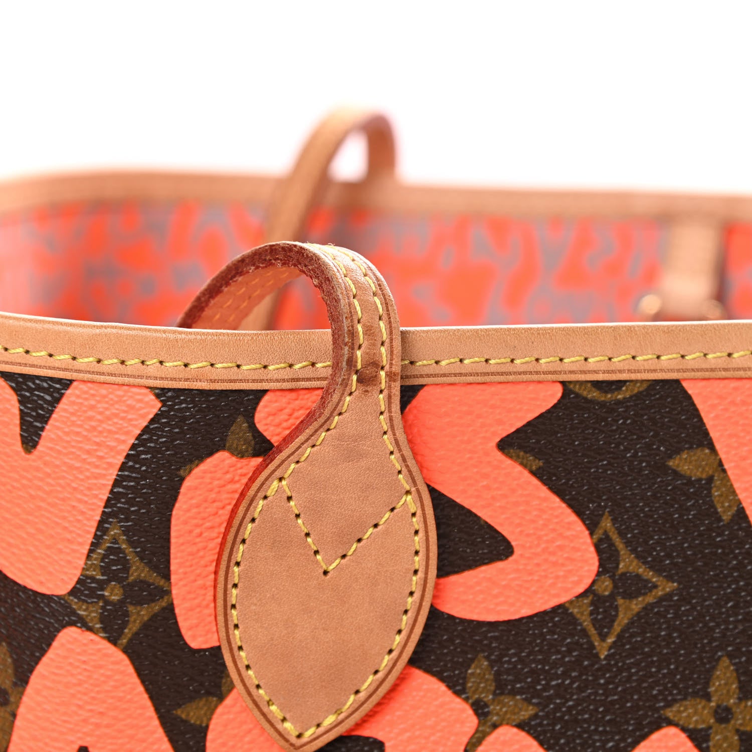 Louis Vuitton Monogram Graffiti Neverfull GM Orange 15 of 15