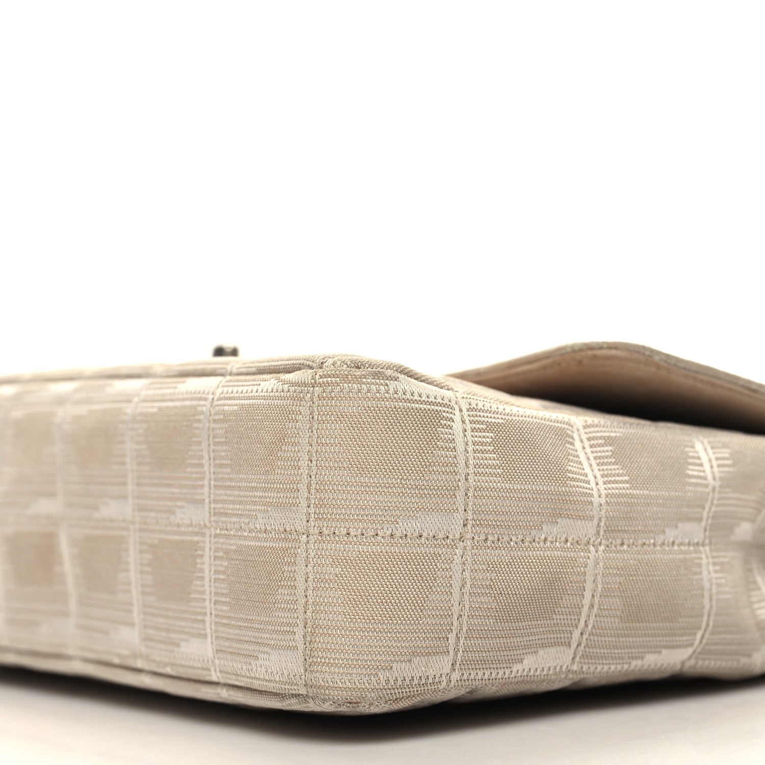 Chanel Nylon Medium Travel Flap Light Beige 10 of 11