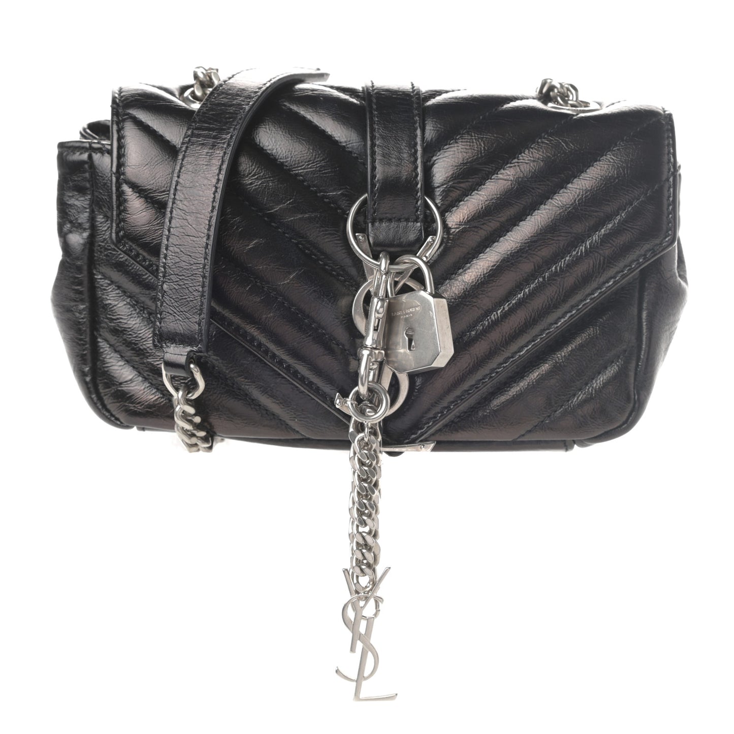 Calfskin Matelassé Monogram Classic Baby Punk Chain Bag