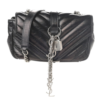 Saint Laurent Calfskin Matelassé Monogram Classic Baby Punk Chain Bag 1 of 9