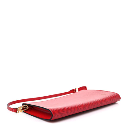 Louis Vuitton Epi Pochette Accessories 24 Castillan Red 4 of 10