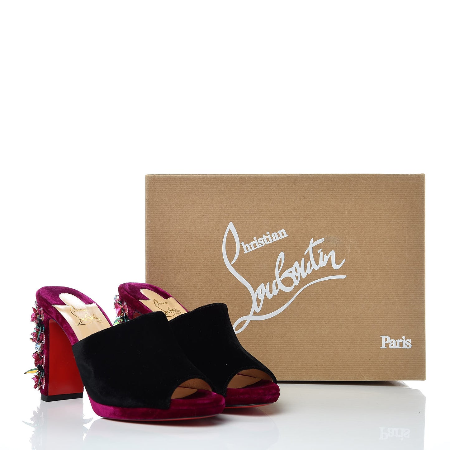 Velvet Donaflor 100 Platform Slide Sandals 36.5 Figue