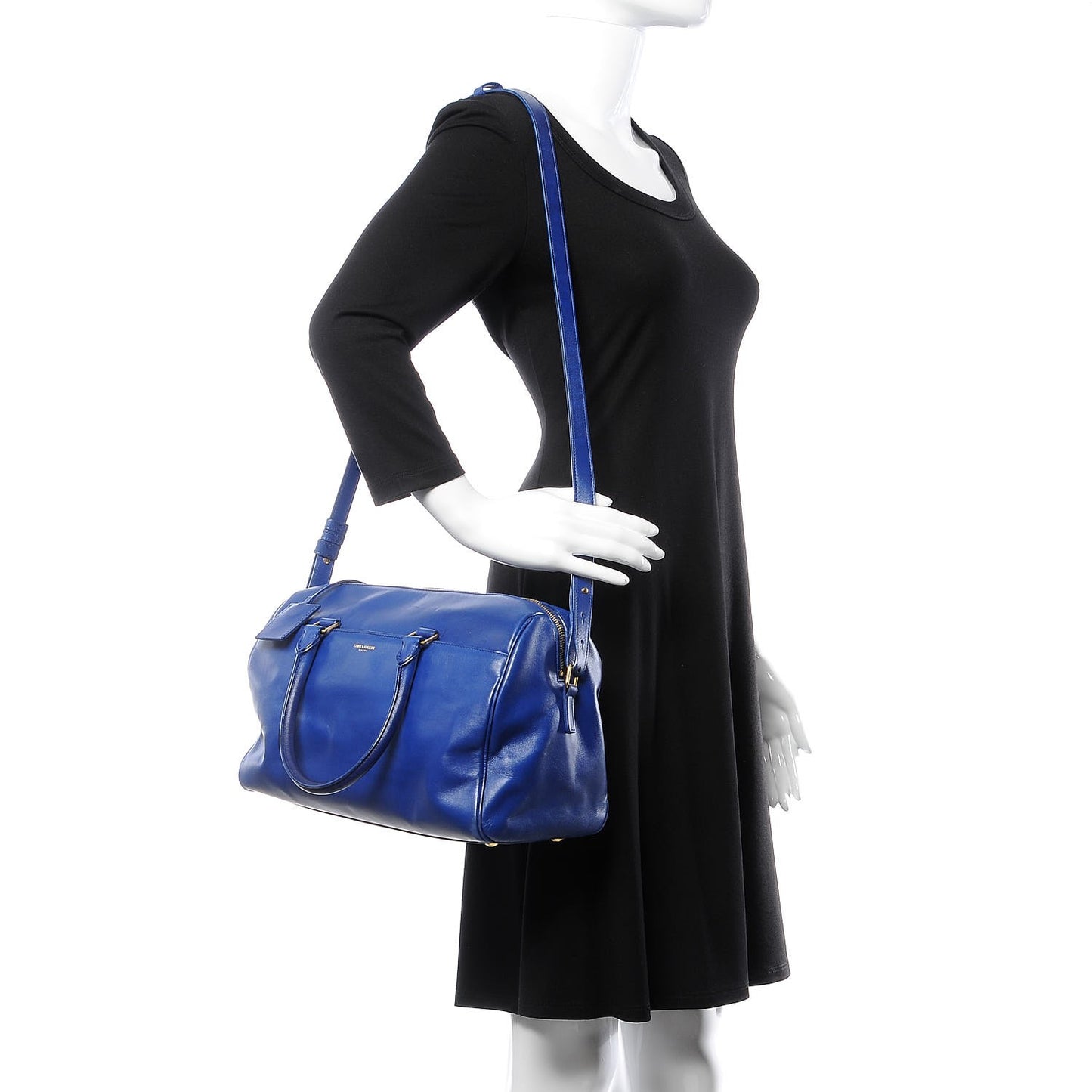 Calfskin Classic Duffle 6 Blue