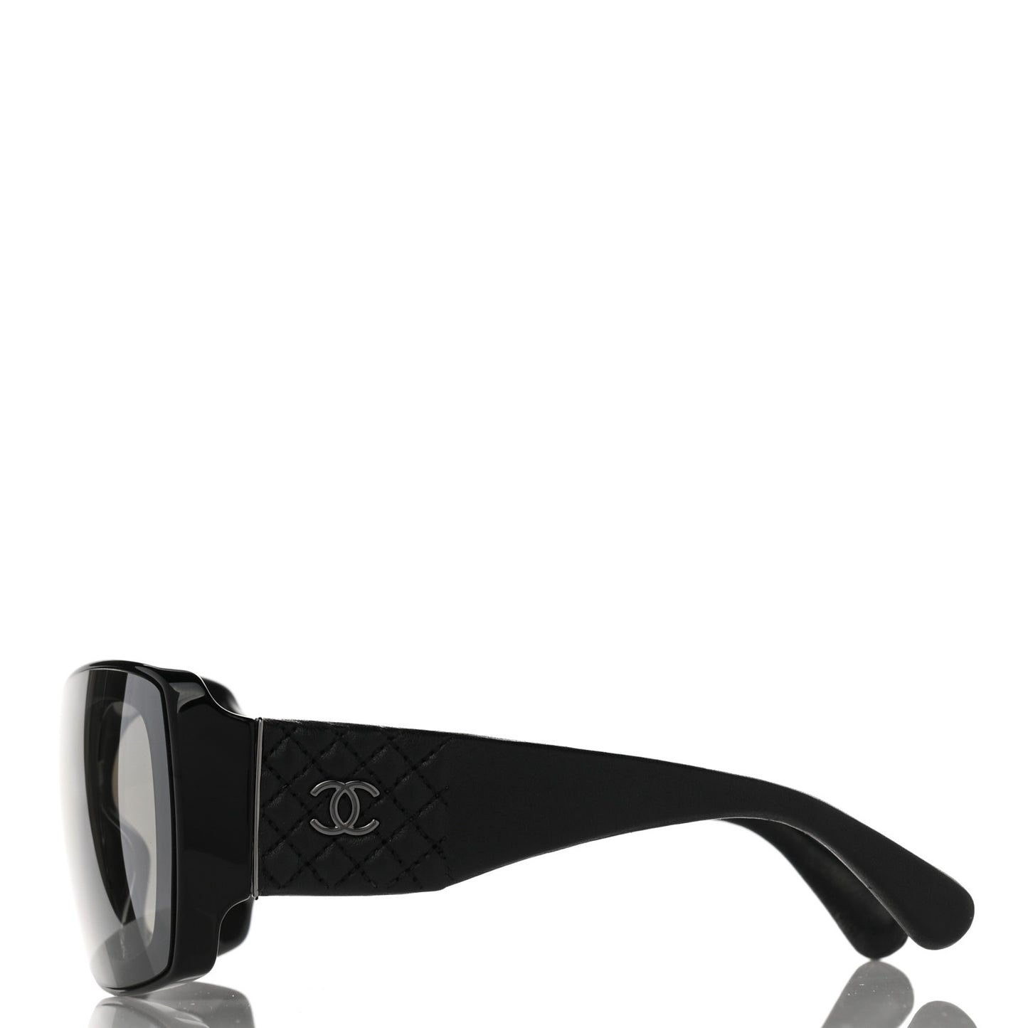 Lambskin Shield Quilted Sunglasses 71267 Black