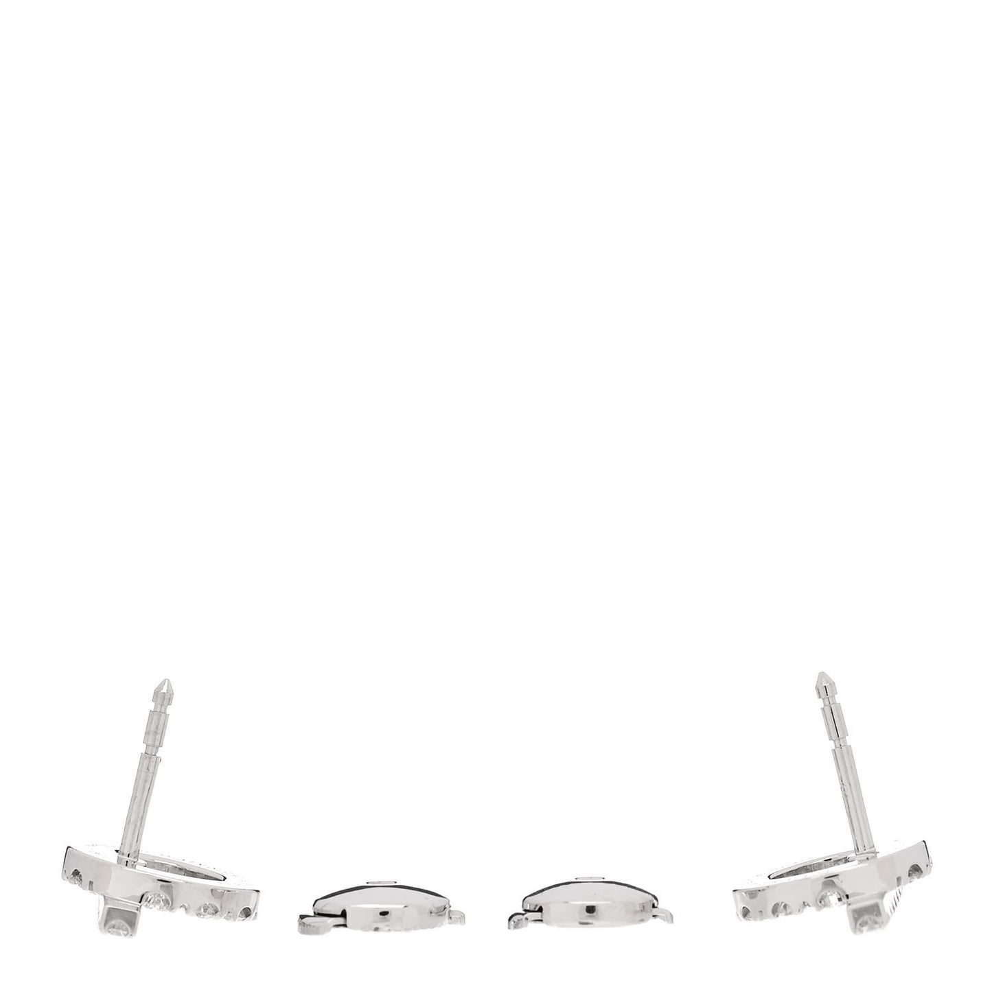 18K White Gold Diamond Finesse Earrings