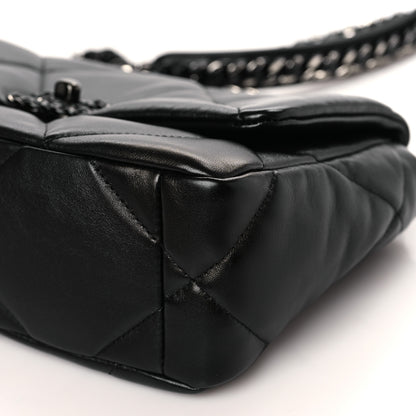 Chanel Lambskin Quilted Medium Chanel 19 Flap So Black 9 of 10
