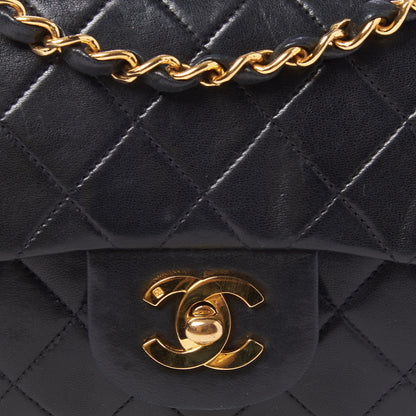 Chanel Lambskin Quilted Small Double Flap Black 7 of 10