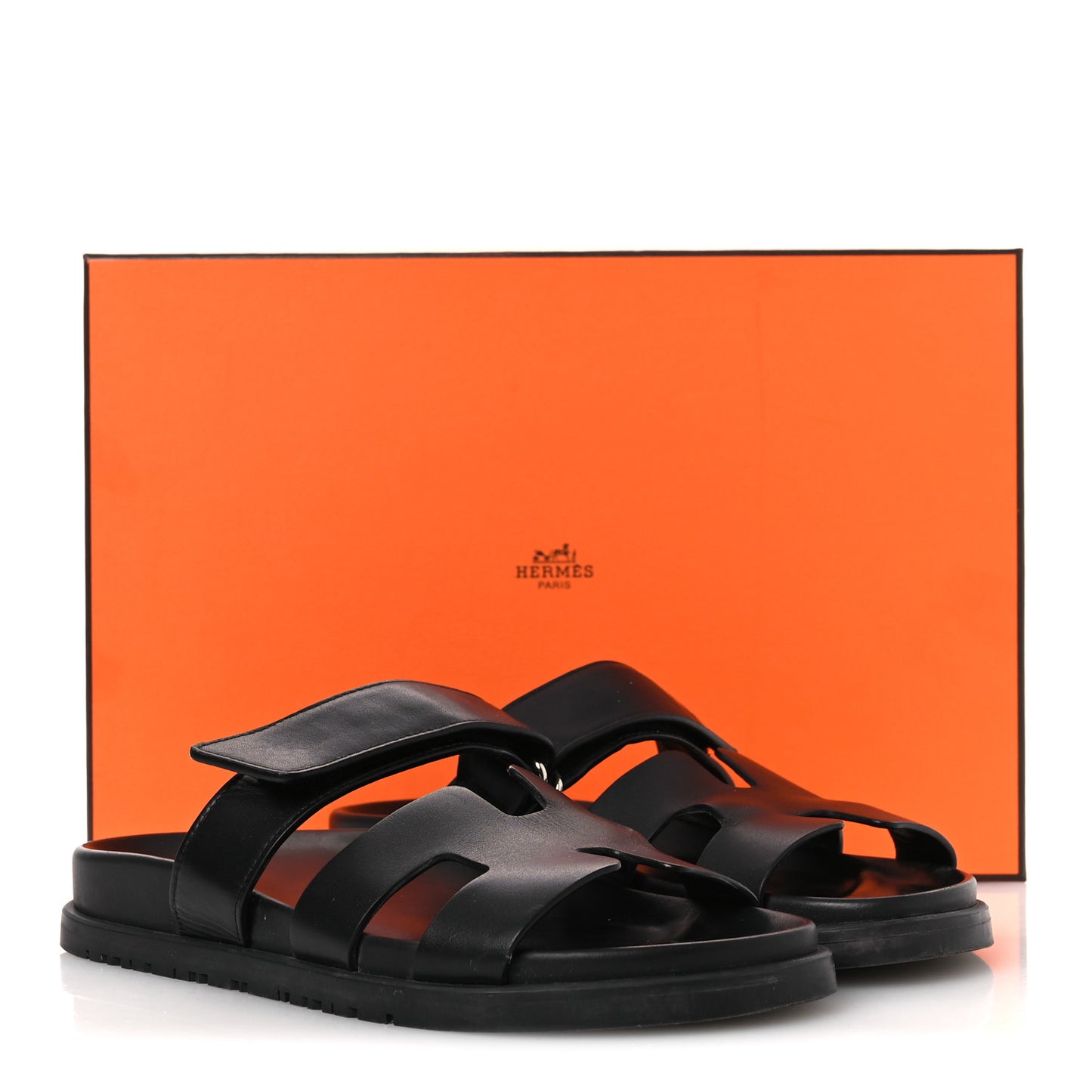 Calfskin Womens Chypre Sandals 36 Black