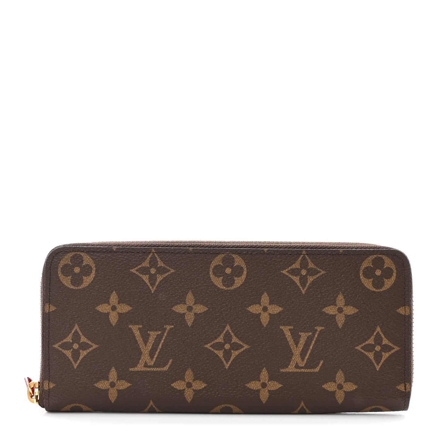 LOUIS VUITTON Monogram Clemence Wallet Fuchsia