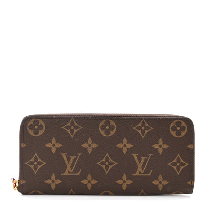 Louis Vuitton LOUIS VUITTON Monogram Clemence Wallet Fuchsia 1 of 8