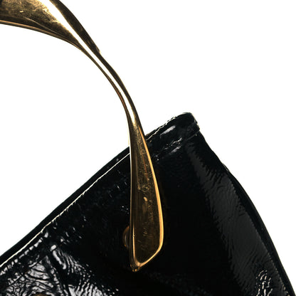 Alexander McQueen Patent Eyelet Hobo Black 11 of 11