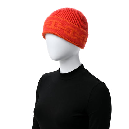 Hermes Cashmere Knit Heaven Beanie M Orange 2 of 5