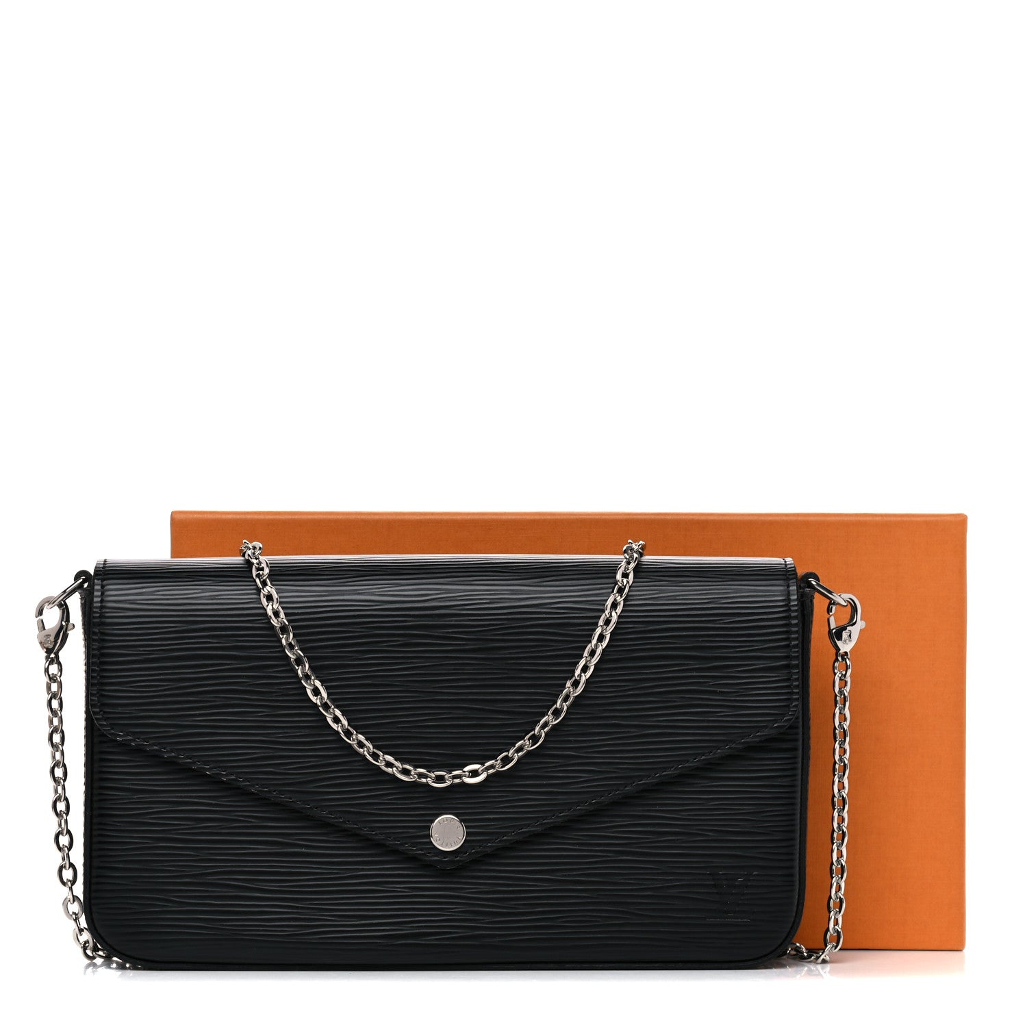 Louis Vuitton Epi Pochette Felicie Black 12 of 12