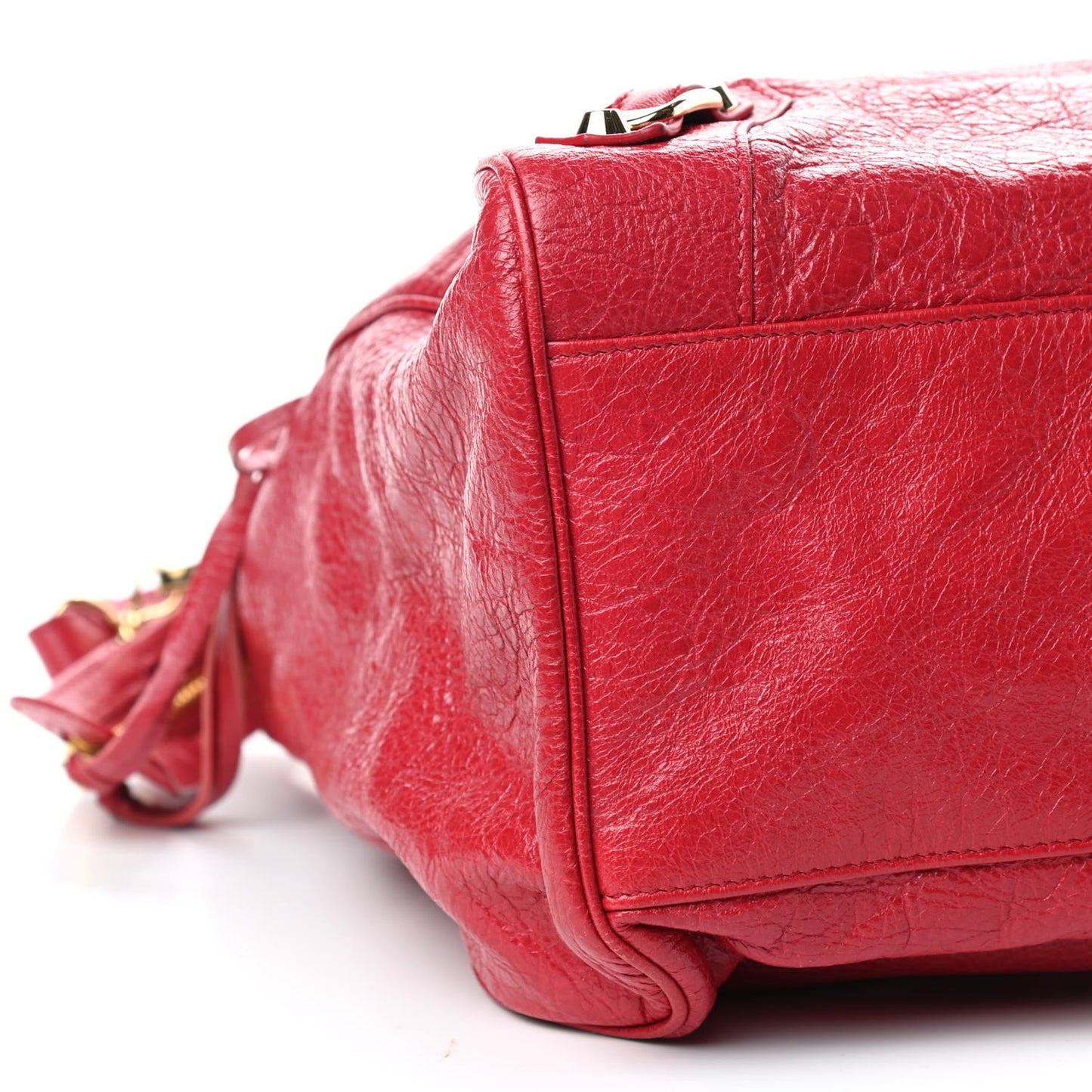 Agneau Classic Gold Hardware Velo Rouge Sapphire