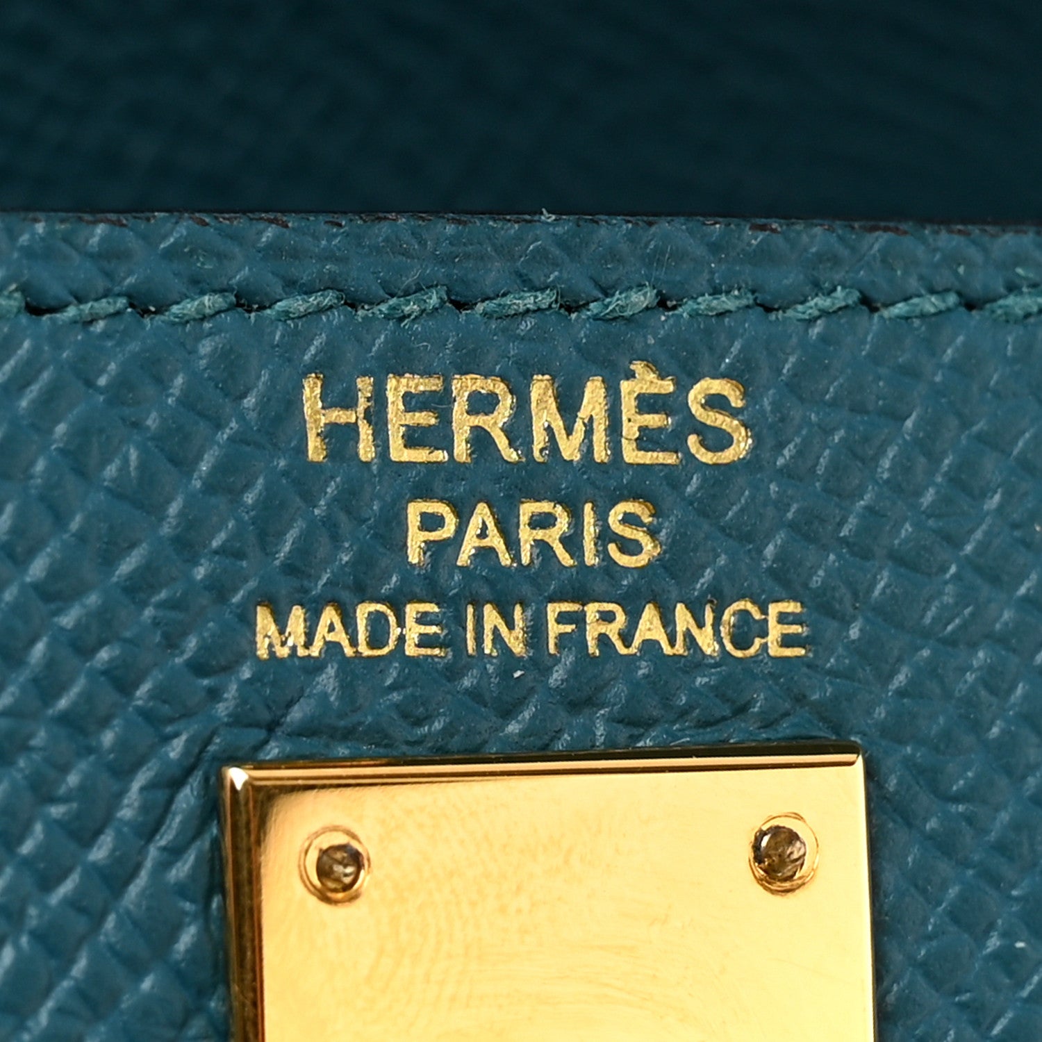 Hermes Epsom Kelly Sellier 25 Vert Bosphore 6 of 14