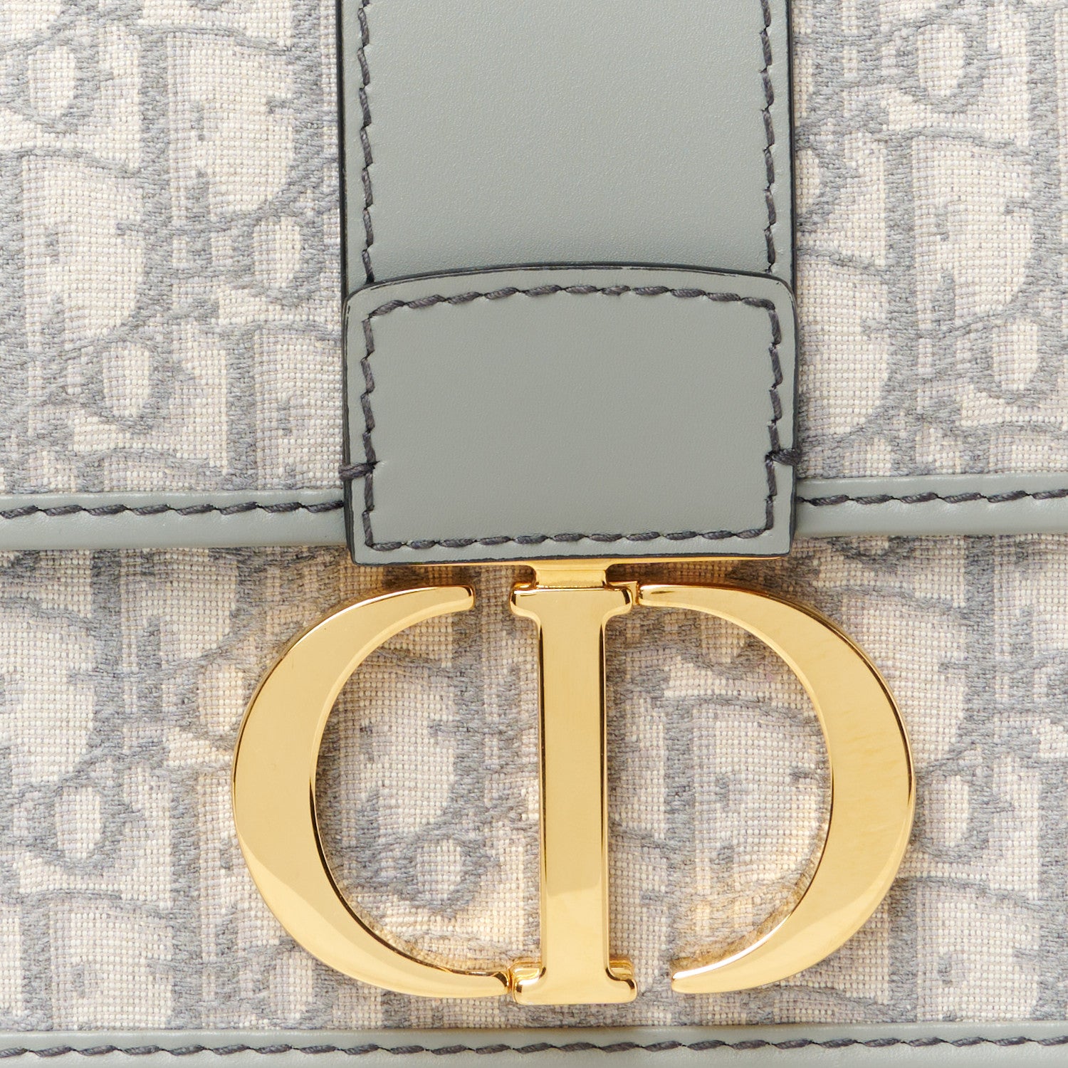 Christian Dior Oblique 30 Montaigne Flap Bag Grey 8 of 10