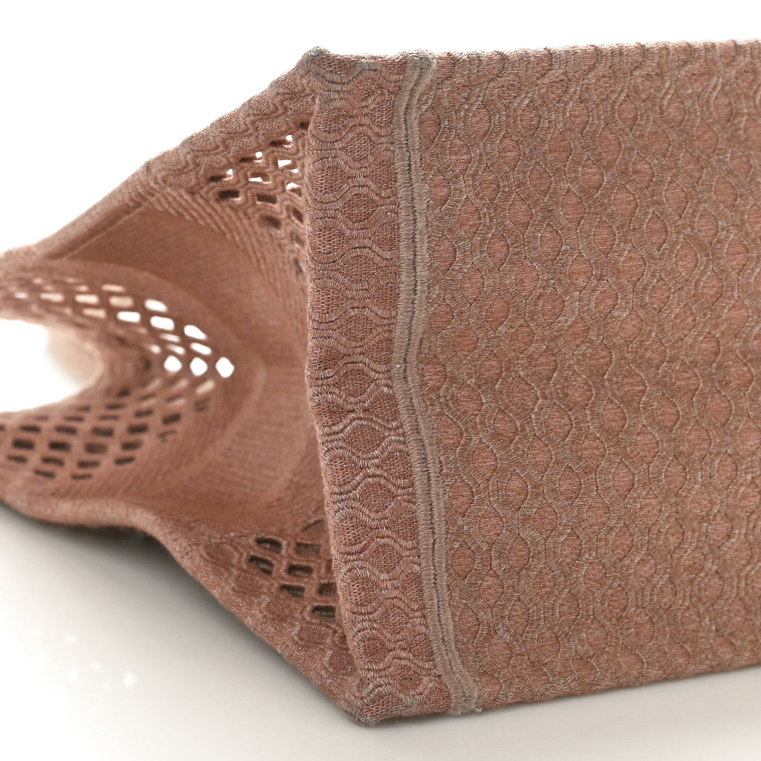 Christian Dior Mesh Embroidered Medium Book Tote Clay 9 of 10