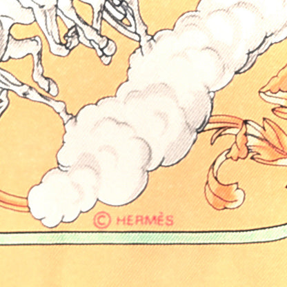Hermes Silk Cosmos Pocket Square 2 of 3