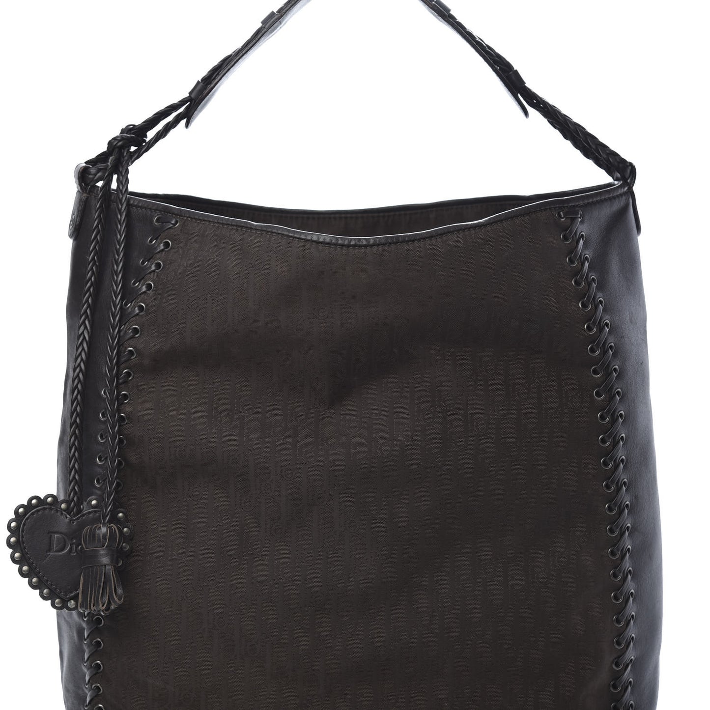 Monogram Ethnic Tote Brown